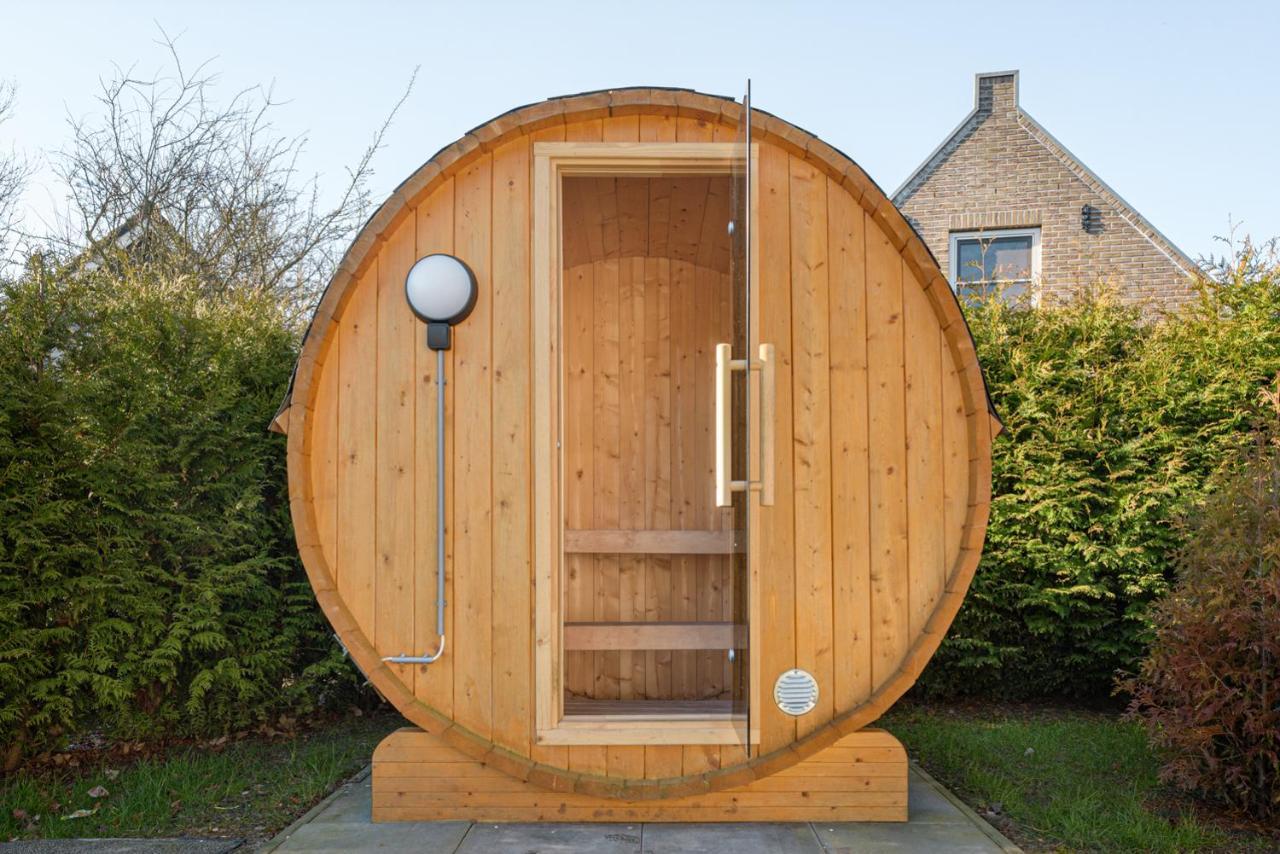 The Frisian Beach House Met Scandinavische Barrel Sauna Villa Tzummarum Eksteriør bilde